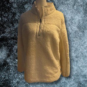 TIME  and TRU LONG SLEEVE SHERPA PULLOVER